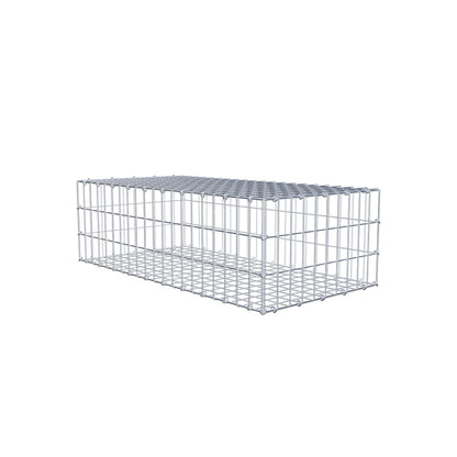 Gabion 100 cm x 30 cm x 50 cm (L x H x D), mesh size 5 cm x 10 cm, C-ring