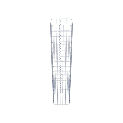 Gabionensäule eckig 32 cm x 32 cm, 160 cm Höhe, MW 5 cm x 10 cm