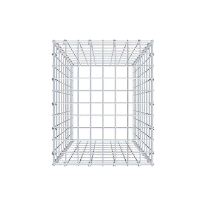 Anbaugabione Typ 3 100 cm x 40 cm x 50 cm (L x H x T), Maschenweite 5 cm x 10 cm, C-Ring
