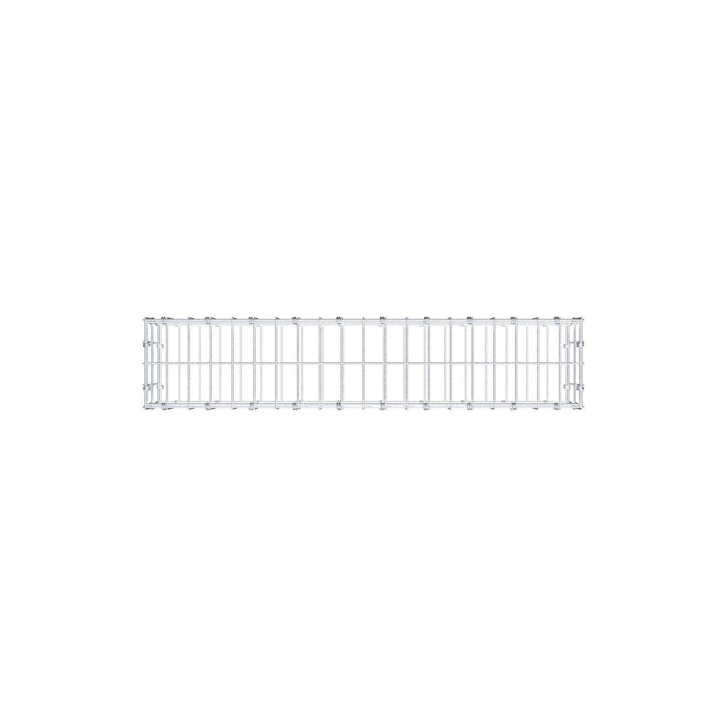 Gabion 100 cm x 20 cm x 20 cm (L x H x D), mesh size 5 x 10 cm, spiral ring