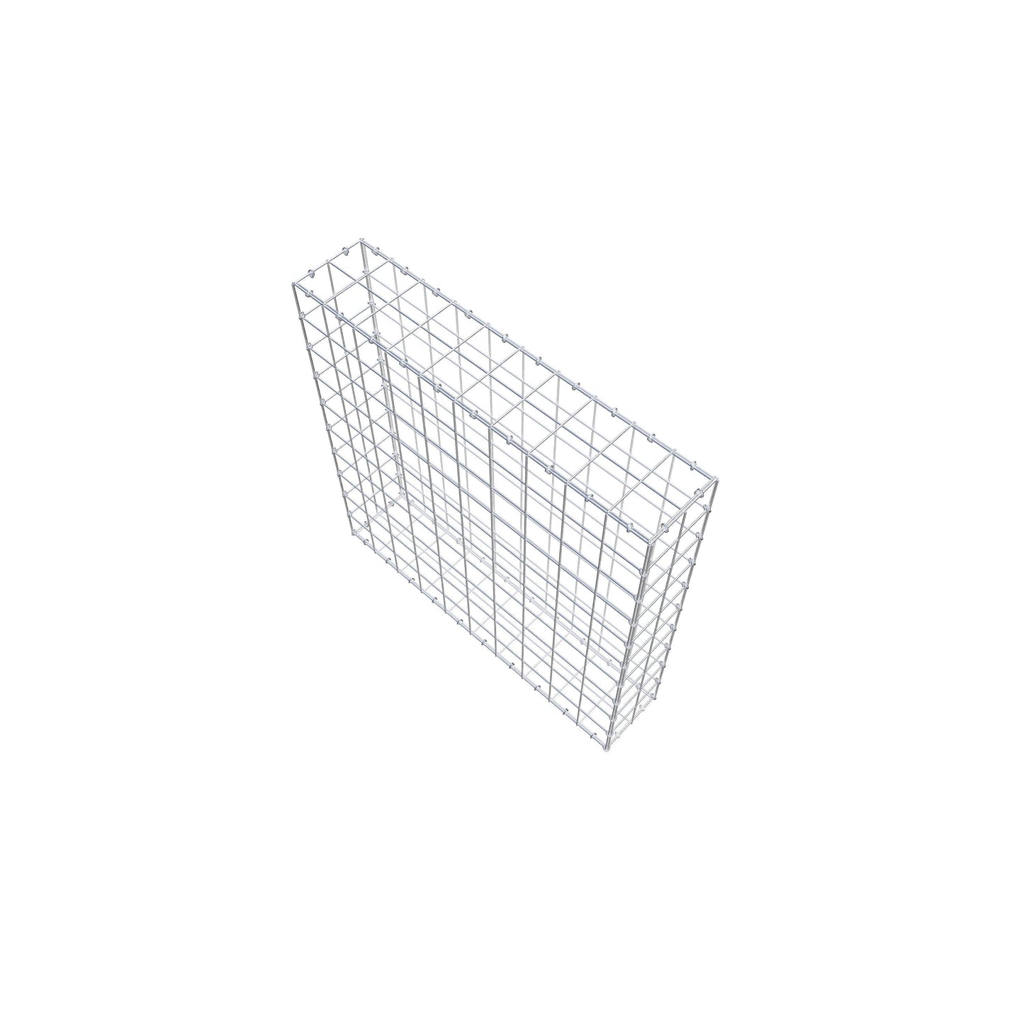 Schanskorf 100 cm x 100 cm x 20 cm (L x H x D), maaswijdte 10 cm x 10 cm, C-ring