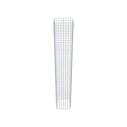 Colonna di gabbioni angolare 37 cm x 37 cm, 230 cm di altezza, MW 5 cm x 5 cm
