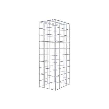 Mounted gabion type 3 100 cm x 40 cm x 30 cm (L x H x D), mesh size 10 cm x 10 cm, C-ring