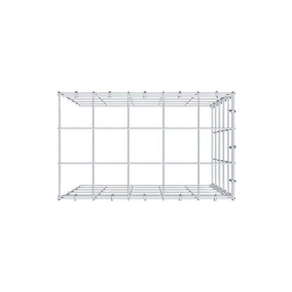 Add-on schanskorf type 4 50 cm x 50 cm x 30 cm (L x H x D), maaswijdte 10 cm x 10 cm, C-ring