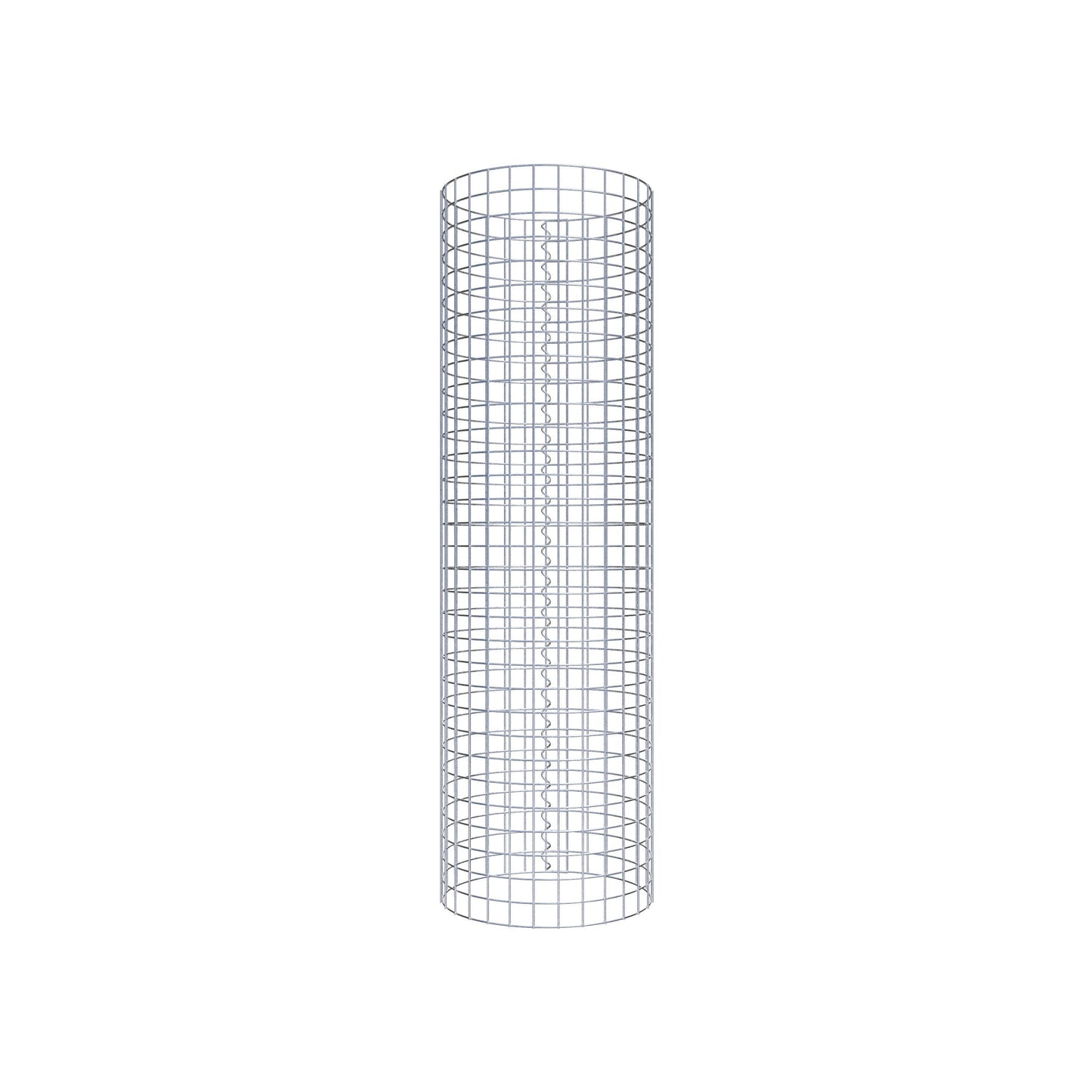 Colonna gabbionata rotonda 47 cm di diametro, 160 cm di altezza, maglia 5 cm x 5 cm