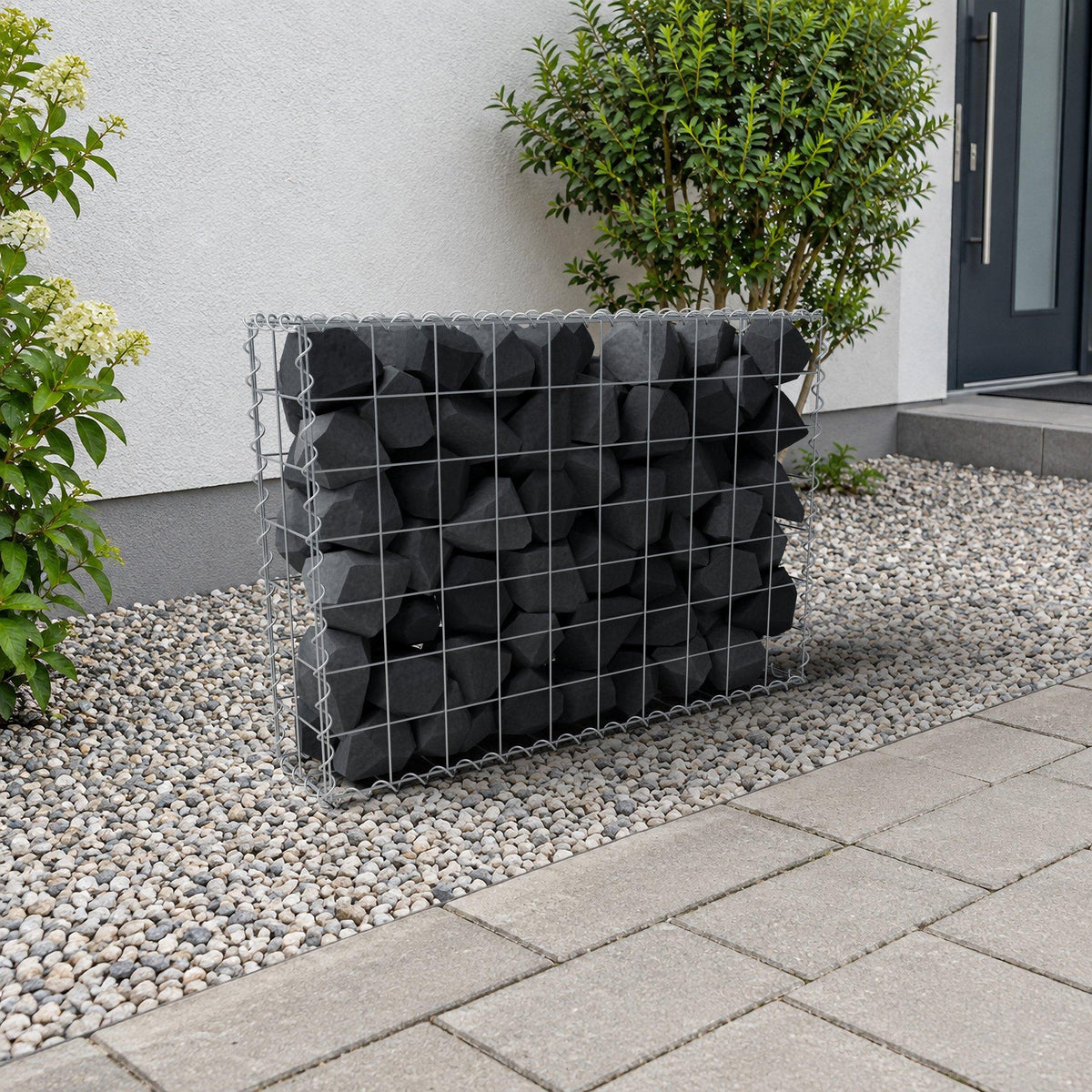 Gabion 100 cm x 70 cm x 20 cm (L x H x D), mesh size 10 cm x 10 cm, spiral