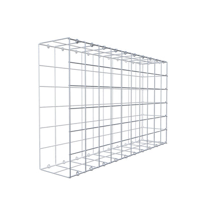 Monteret gabion type 2 100 cm x 60 cm x 20 cm (L x H x D), maskestørrelse 10 cm x 10 cm, C-ring