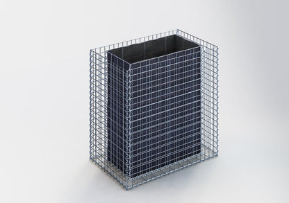 Raised bed square 100 cm x 100 cm x 60 cm (L x H x D), mesh size 5 x 5 cm, wall thickness 10 cm