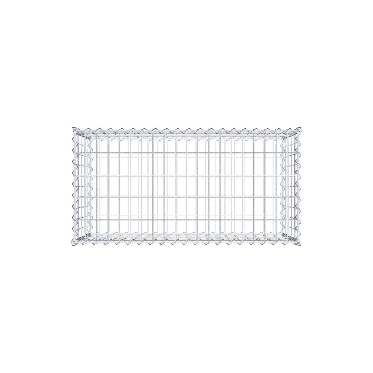 Gabion 100 cm x 50 cm x 50 cm (L x H x D), maskestørrelse 5 cm x 10 cm, spiral