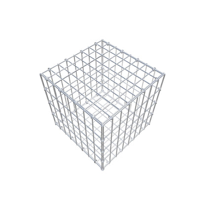 Gabião 40 cm x 40 cm x 40 cm (C x A x P), malhagem 5 cm x 10 cm, anel C