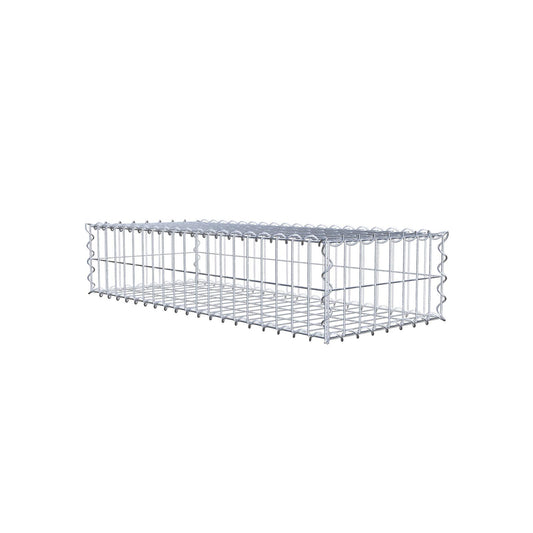 Gabion 100 cm x 20 cm x 40 cm (L x H x D), mesh size 5 cm x 10 cm, spiral