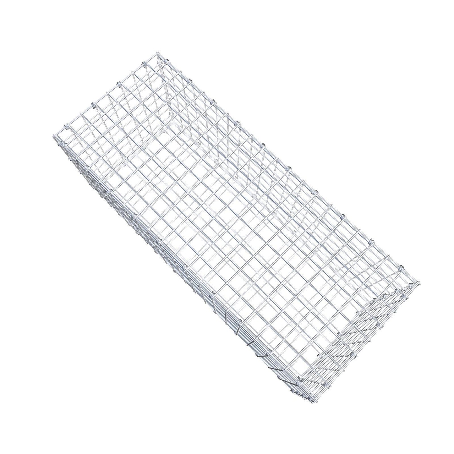 Gabion 100 cm x 40 cm x 40 cm (L x H x D), mesh size 5 x 5 cm, spiral ring