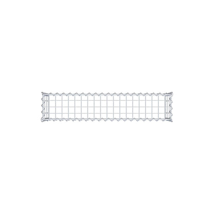 Gabião tipo 3 100 cm x 30 cm x 20 cm (C x A x P), malhagem 5 cm x 10 cm, espiral