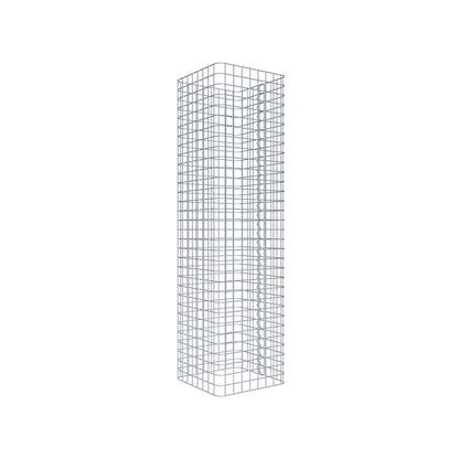 Colonna di gabbioni, angolare 42 cm x 42 cm, alta 160 cm, MW 5 cm x 5 cm