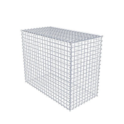Gabion 100 cm x 80 cm x 50 cm (L x H x D), maskestørrelse 5 cm x 5 cm, spiral